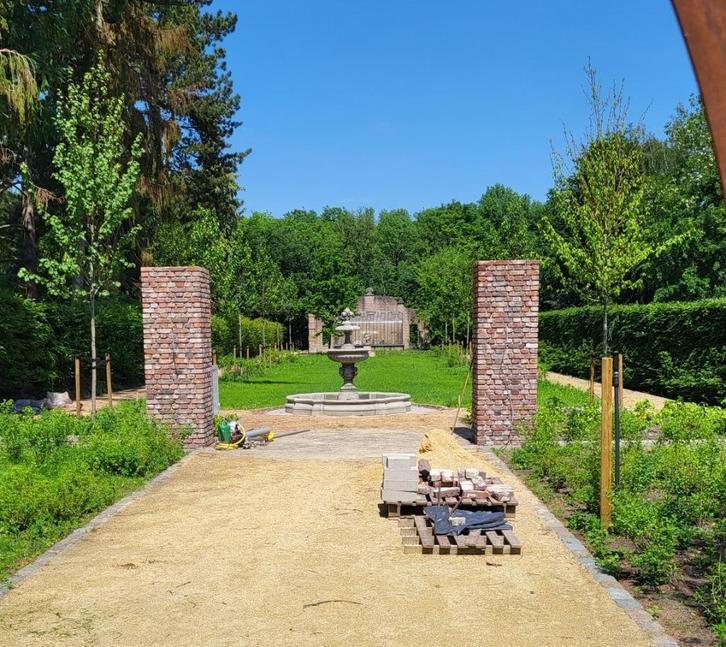 Fontein met rand, Tuin en Terras, Waterpartijen en Fonteinen, Nieuw, Fontein, Beton, Ophalen of Verzenden