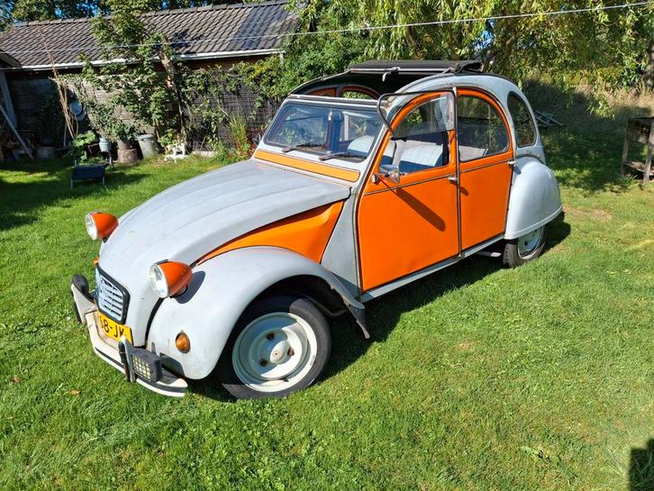 Citroën 2CV 0.6 Club 1985 Grijs, Auto's, Citroën, Particulier, 2CV, Benzine, Hatchback, Handgeschakeld, Origineel Nederlands, Zilver of Grijs