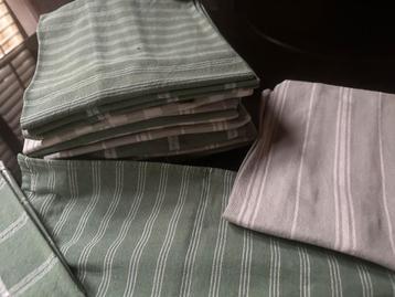 16 nieuwe theedoeken biologische katoen beschikbaar voor biedingen