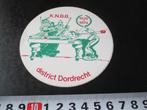sticker Biljart K.N.B.B.  District Dordrecht 1939 - 1979, Verzamelen, Ophalen, Zo goed als nieuw