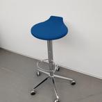 Gispen/Casala hoge design bar krukken - met breukje leuning, Ophalen, In hoogte verstelbaar, 60 tot 90 cm, Gebruikt