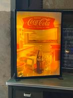 Coca Cola 3D lichtreclame op standaard metaal, Verzamelen, Ophalen, Lichtbak of (neon) lamp, Zo goed als nieuw, Nvt