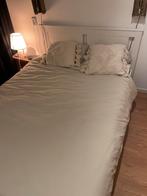 Ikea bed 200x140, Huis en Inrichting, Slaapkamer | Bedden, Ophalen, Wit, Tweepersoons, 140 cm