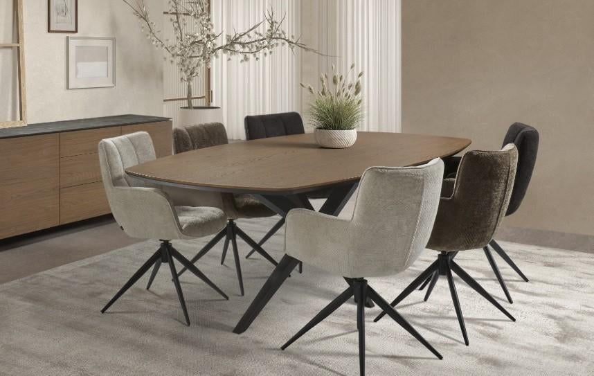 Tafels in Lamalux , vele vormen en afmetingen, vanaf €549.-, Nieuw, Modern, tijdloos, landelijk, Overige vormen, Vier personen