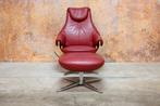 ZGANieuw Leolux Cream design relaxfauteuil + hocker, Huis en Inrichting, Fauteuils, Stof, Leolux, Leolux, Design