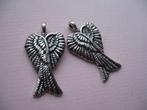 346/ tibetiaans zilveren vleugel bedels, Hobby en Vrije tijd, Kralen en Sieraden maken, Ophalen of Verzenden, Nieuw, Bedel