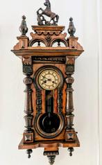 Antieke Regulateur Klok met Paardjes, Antiek en Kunst, Antiek | Klokken, Ophalen