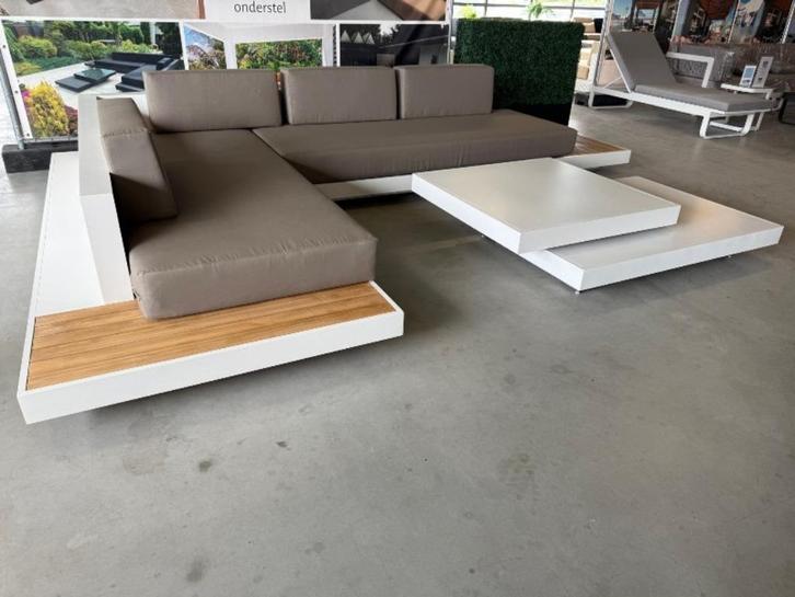 Nieuwe collectie met loungeset met takafwerking extra sale, Tuin en Terras, Tuinmeubel-accessoires, Nieuw, Verzenden