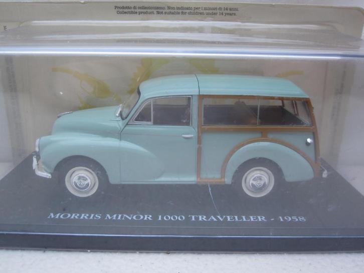 Morris Minor 1000 Traveller 1958  1:24 Atlas, Hobby en Vrije tijd, Modelauto's | 1:24, Nieuw, Auto, Overige merken, Ophalen of Verzenden