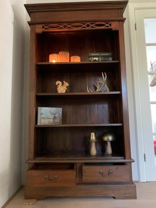 MOOIE KLASSIEKE BOEKENKAST, Huis en Inrichting, Kasten | Boekenkasten, 100 tot 150 cm, 150 tot 200 cm, 25 tot 50 cm, Met lade(s)
