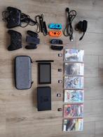 Nintendo switch met 6 spellen en extra geheugenkaart, 3 spelers of meer, Ophalen of Verzenden, Zo goed als nieuw, Overige genres