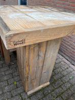 Steigerhouten Tuinmeubelen partij; banken tafels en krukken, Tuin en Terras, Gebruikt, Ophalen of Verzenden, Rechthoekig, Hout