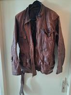 Bruin leren dames jas xl, Ophalen of Verzenden, Zo goed als nieuw, Maat 46/48 (XL) of groter, Bruin