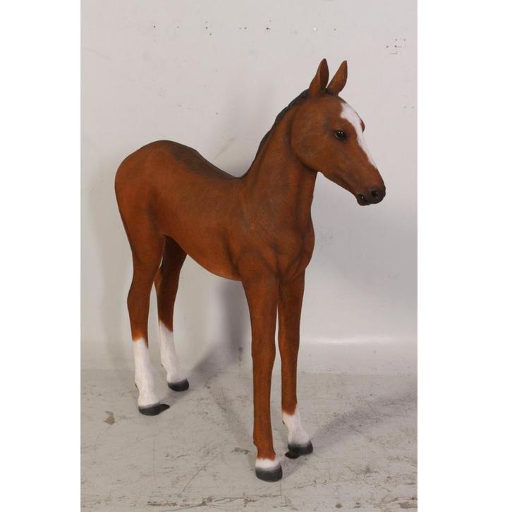 Veulen beeld – Paard Hoogte 137 cm, Verzamelen, Dierenverzamelingen, Nieuw, Beeldje of Figuurtje, Paard, Ophalen