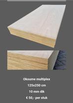 Okoumé Multiplex 10 mm dik