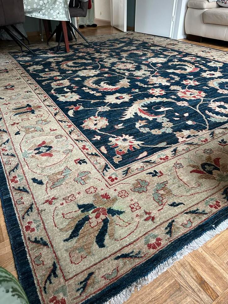 Perzisch Tapijt 300x285cm Handgeknoopt, Huis en Inrichting, Stoffering | Tapijten en Kleden, Zo goed als nieuw, 200 cm of meer