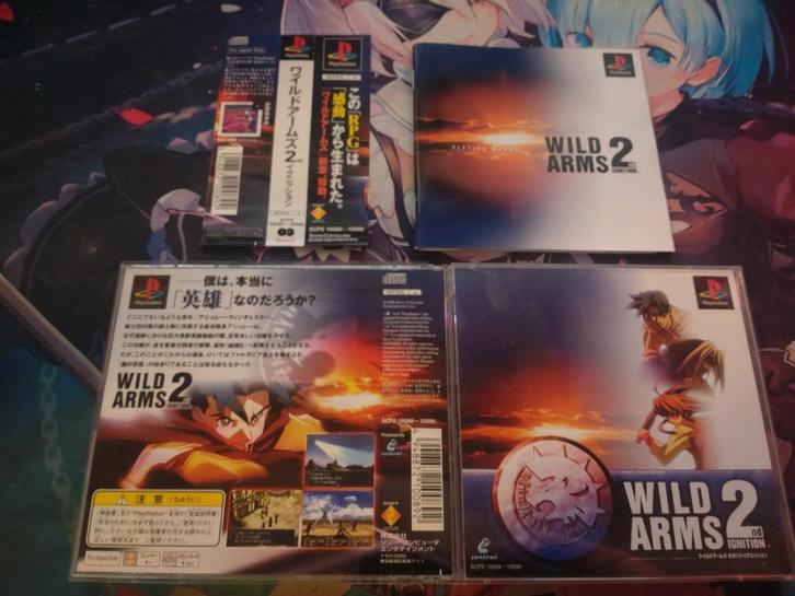 Wild Arms 2 - PlayStation (Japans), Spelcomputers en Games, Games | Sony PlayStation 1, Zo goed als nieuw, Role Playing Game (Rpg)