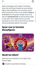 Disney Kransjes spaarzegels; 8 volle kaarten, Ophalen, Overige figuren, Nieuw, Beeldje of Figuurtje