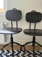 2x Ikea KULLABERG stoelen - zwart, Huis en Inrichting, Ophalen, Zo goed als nieuw, Zwart, Bureaustoel