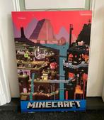 Minecraft wandplaat 60x90, Ophalen of Verzenden, Wanddecoratie, Zo goed als nieuw