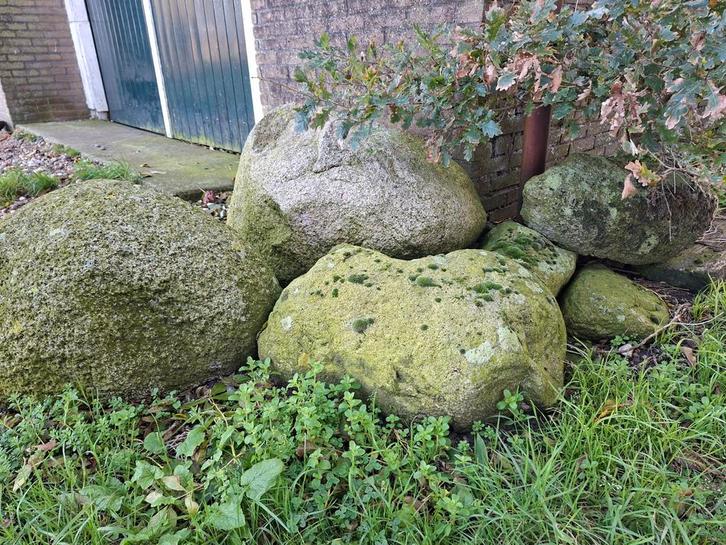 Diverse Keien: Graniet, Maas, Zwerf, Bolstenen, Tuin en Terras, Grind, Keien en Split, Gebruikt, Kei, Grijs, Graniet, Ophalen