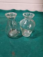 vaasjes mini glas twee stuks, Huis en Inrichting, Woonaccessoires | Vazen, Ophalen of Verzenden