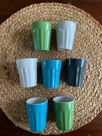 7x Espresso mokjes - nieuw! Setprijs€10,- beschikbaar voor biedingen