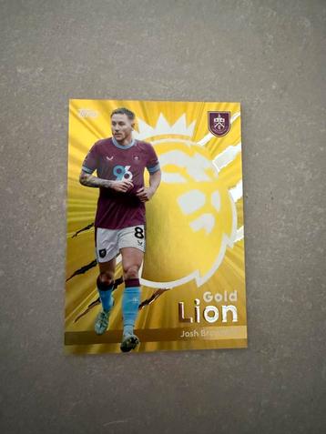 Josh Brownhill Gold Lion beschikbaar voor biedingen
