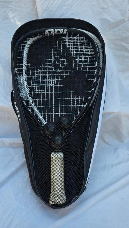 Squash Racket Set - 2 Rackets + Ballen + Tas - Zeer Goed, Sport en Fitness, Squash, Zo goed als nieuw, Racket, Met hoes, Ophalen of Verzenden