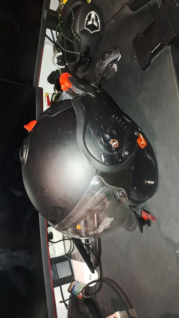 Boxer Helm - Maat S/M, Motoren, Kleding | Motorhelmen, Dames, Heren, Jethelm, S, Overige merken, Tweedehands, Ophalen of Verzenden