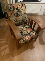 Klassieke lounge stoel, Ophalen, Hout, Gebruikt, 75 tot 100 cm
