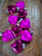Roze hartjes kerstballen, Diversen, Kerst, Ophalen of Verzenden