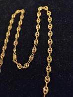 14 k gouden koffieboon schakel ketting 15 gram 60 cm, Ophalen of Verzenden, Nieuw, Goud, Goud