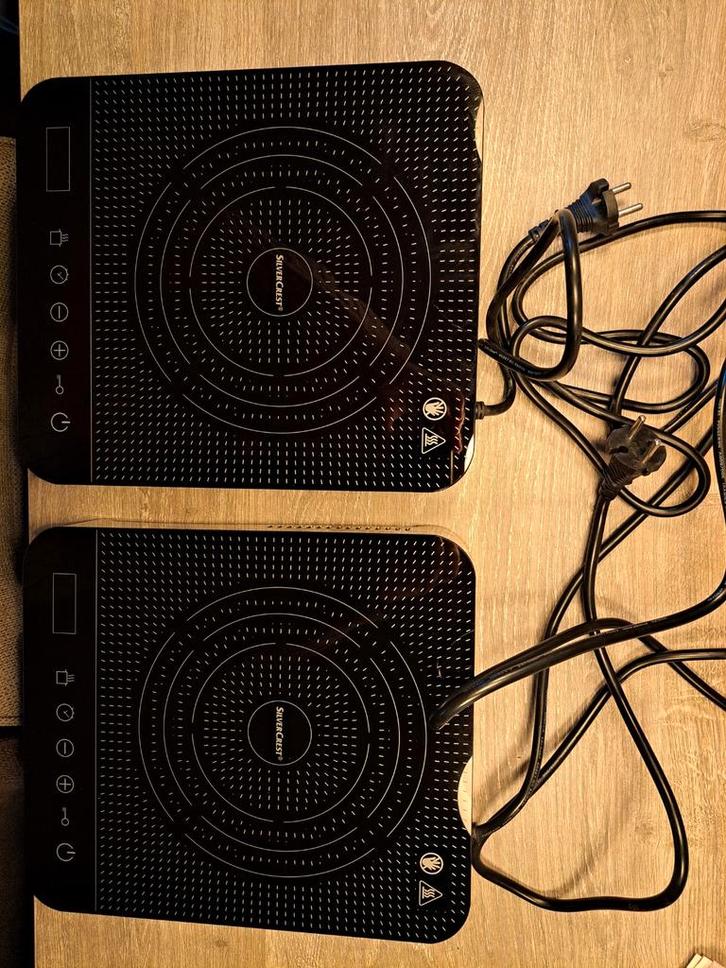 2x Inductiekookplaat - Silvercrest, Witgoed en Apparatuur, Kookplaten, Vrijstaand, Inductie, 3 kookzones of minder, Ophalen