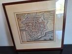 Plattegrond van Harlingen, Antiek en Kunst, Kunst | Etsen en Gravures, Ophalen of Verzenden