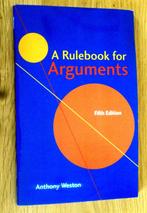 A Rulebook for Arguments ( fifth edition ), Ophalen of Verzenden, Gelezen, Anthony Weston