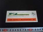 sticker van Schilt Bouwmaterialen bv TVM Verzekeringen, Ophalen, Zo goed als nieuw, Sticker