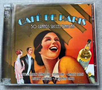 Various-Cafe De Paris(50 Grand Succes Francais)(2cd chanson) beschikbaar voor biedingen