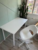 Ikea bureau + stoel, Huis en Inrichting, Bureaus, Ophalen, Zo goed als nieuw