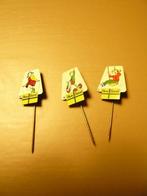 3 Speldjes van Blue Band uit de jaren '60, Verzamelen, Speldjes, Pins en Buttons, Ophalen of Verzenden, Gebruikt, Figuurtje, Speldje of Pin