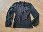 Prachtige zwarte top van Juffrouw Jansen, maat S, Kleding | Dames, Zwart, Ophalen of Verzenden, Zo goed als nieuw, Lange mouw