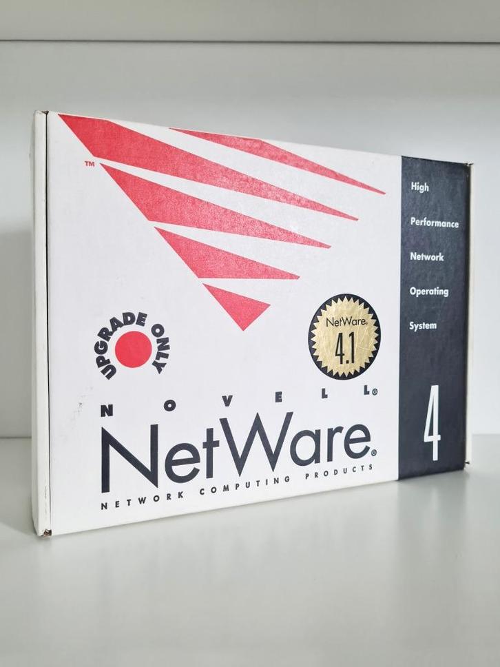 Novell NetWare 4.1 Upgrade Kit - PC box (3.5" + cdroms), Computers en Software, Vintage Computers, Ophalen of Verzenden