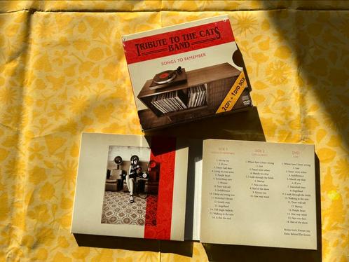 Tribute to the Cats Band - box met 2 cd's en dvd, Cd's en Dvd's, Cd's | Pop, Zo goed als nieuw, 1980 tot 2000, Boxset, Ophalen of Verzenden