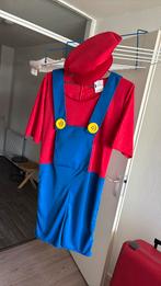 Mario pakje maat S/M, Kinderen en Baby's, Carnavalskleding en Verkleedspullen, Ophalen, Zo goed als nieuw
