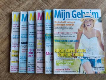 6x Mijn Geheim tijdschriften 2023 nr 10 -12 -13 - 14- 15- 16