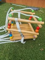 Houten Baby Schommel met Veiligheidsgordel, Ophalen, Gebruikt, Schommel