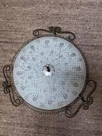 Vintage Plafondlamp met Metalen Frame, Ophalen of Verzenden, Gebruikt, Glas