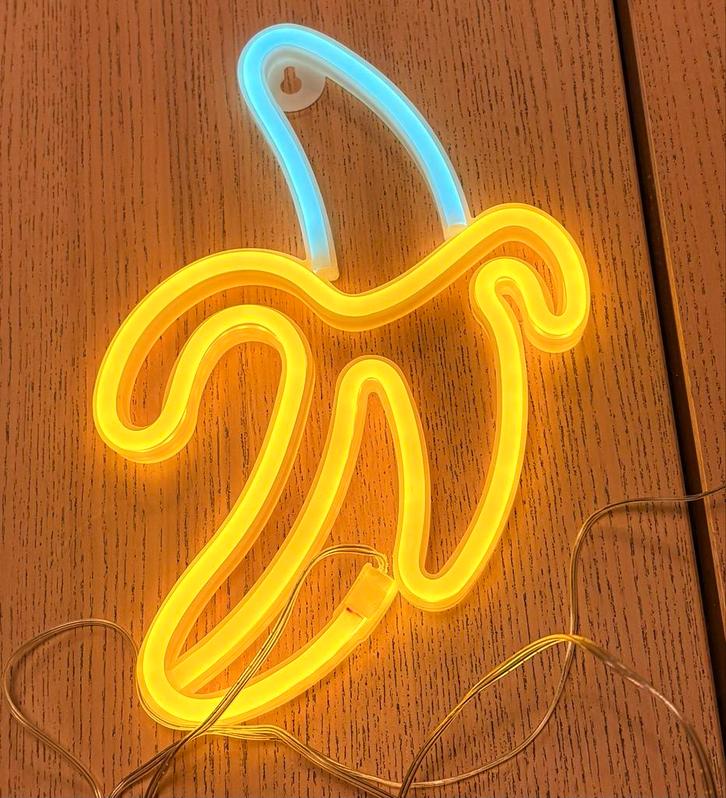 Led Banana Lamp - Praktisch Nieuw!, Huis en Inrichting, Lampen | Losse lampen, Zo goed als nieuw, Led-lamp, Minder dan 30 watt