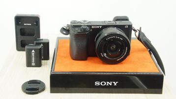  Sony A6300 ICL camera. 2 accu's 4k film, aps-c. Garantie! beschikbaar voor biedingen