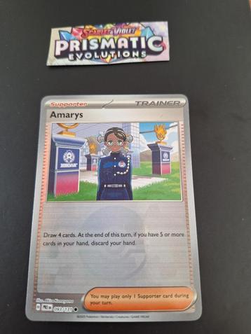 Pokemon – Amarys (xPRE 093/131) – Prismatic  beschikbaar voor biedingen